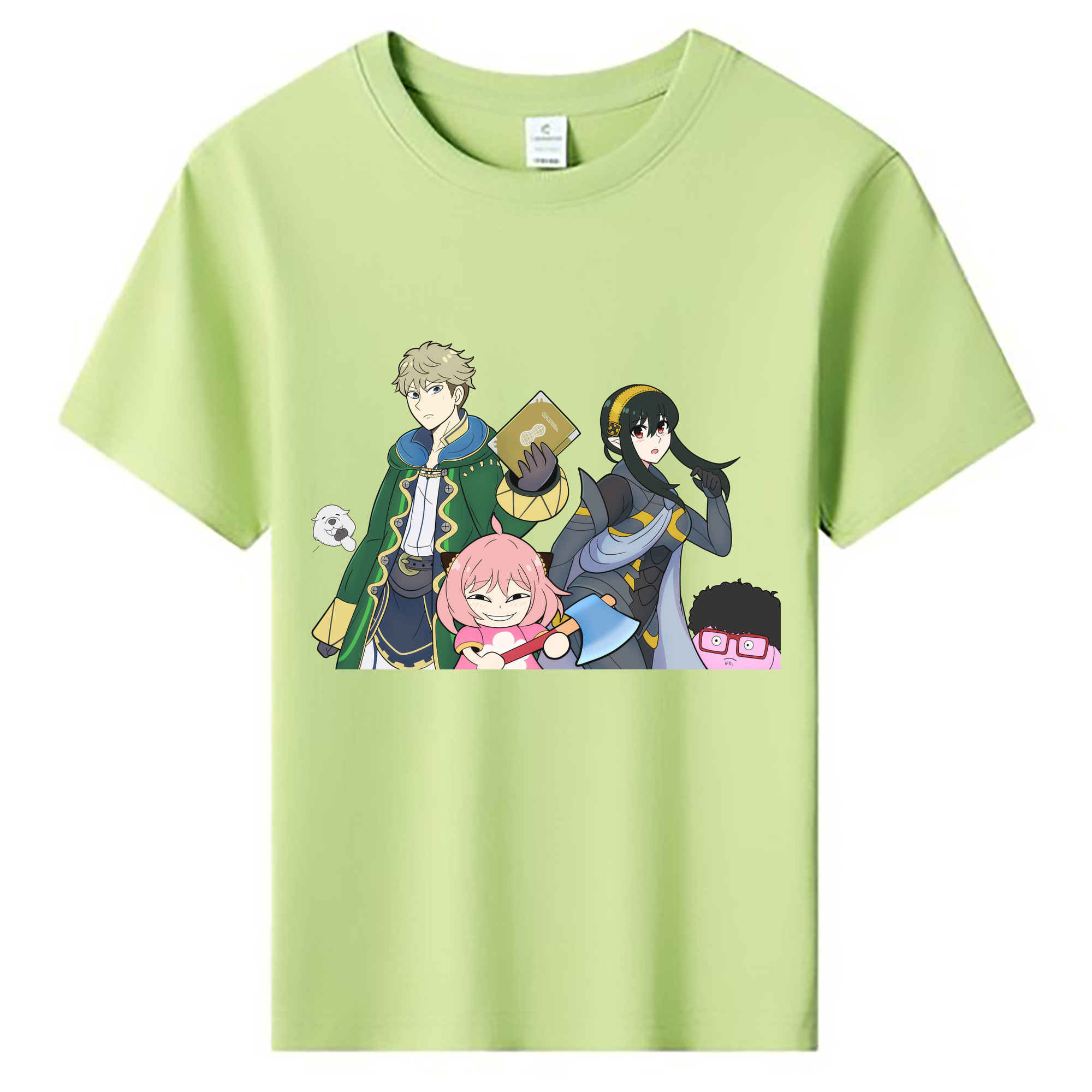（画像用） SPY×FAMILY间谍家家酒 綿100％キッズTシャツ（フロントプリント）